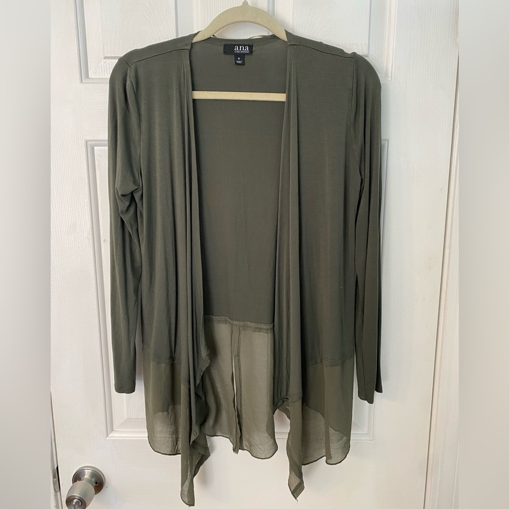 a.n.a Sage Green Knit Top